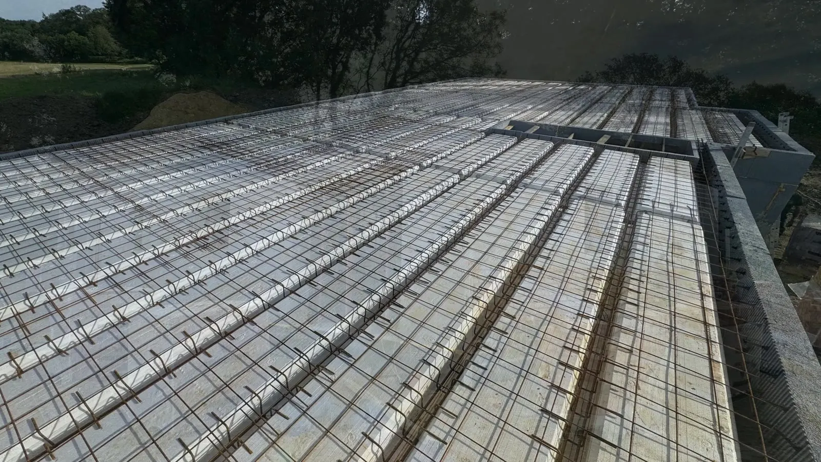 Plancher KlimaDalle ferraillé