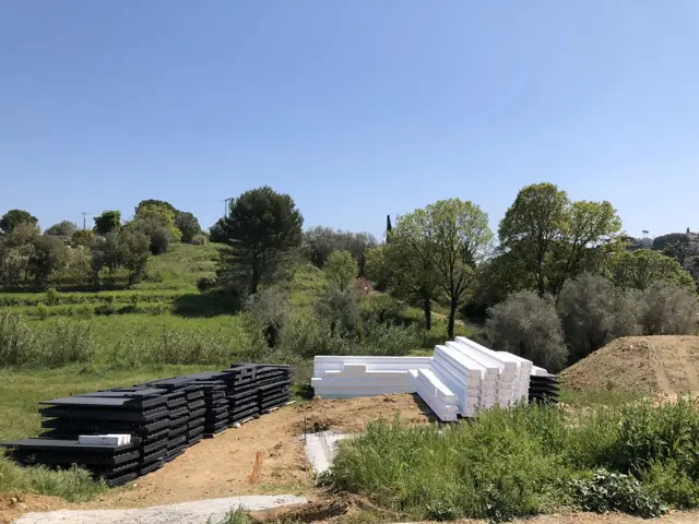 Antibes, photo de chantier 2