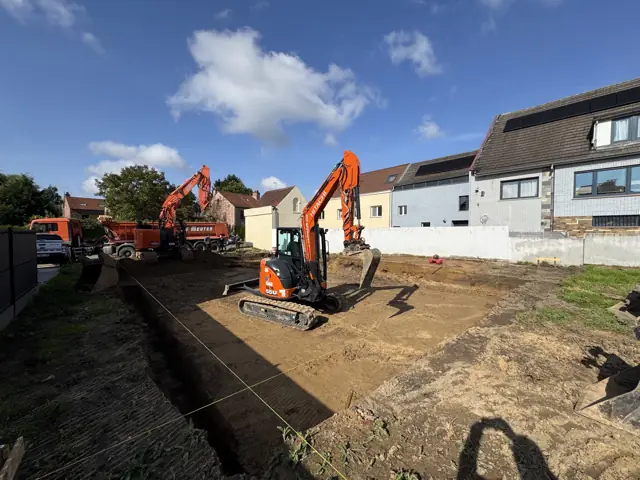 Braine-l'Alleud, photo de chantier 1