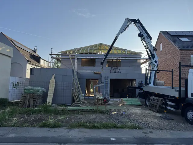 Braine-l'Alleud, photo de chantier 8
