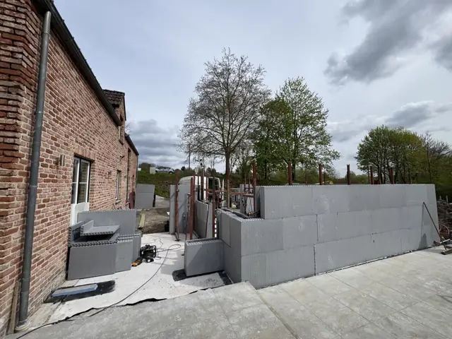 Braine-le-Château, photo de chantier 6
