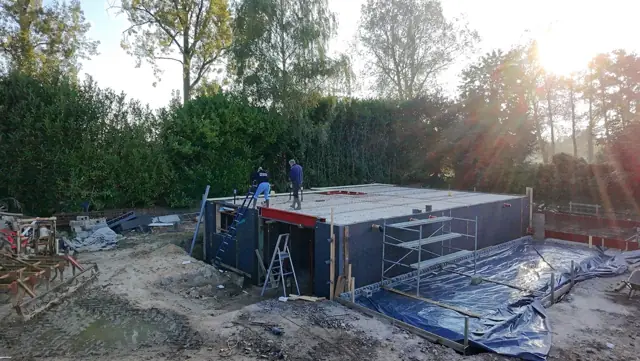 Callenelle, photo de chantier 4
