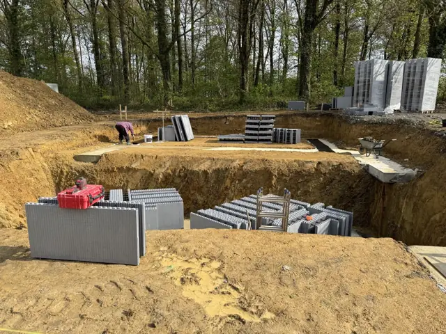 Froidchapelle, photo de chantier 1