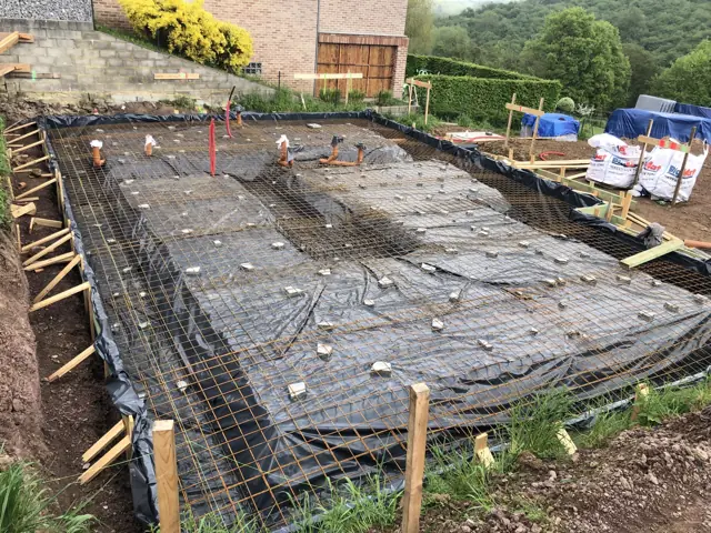 Le Roux, photo de chantier 2