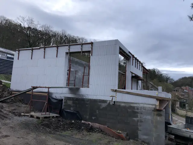 Malonne (Namur), photo de chantier 7