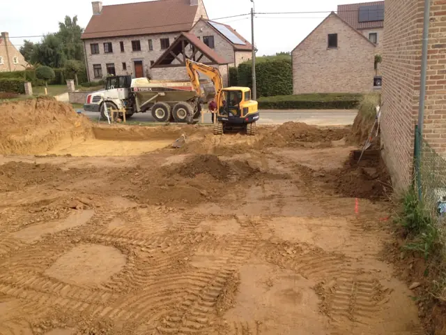 Marilles, photo de chantier 1