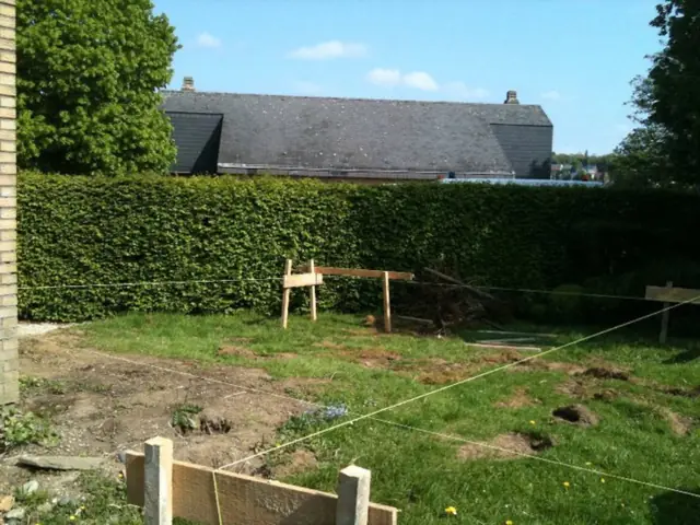 Mont-Saint-Guibert, photo de chantier 1