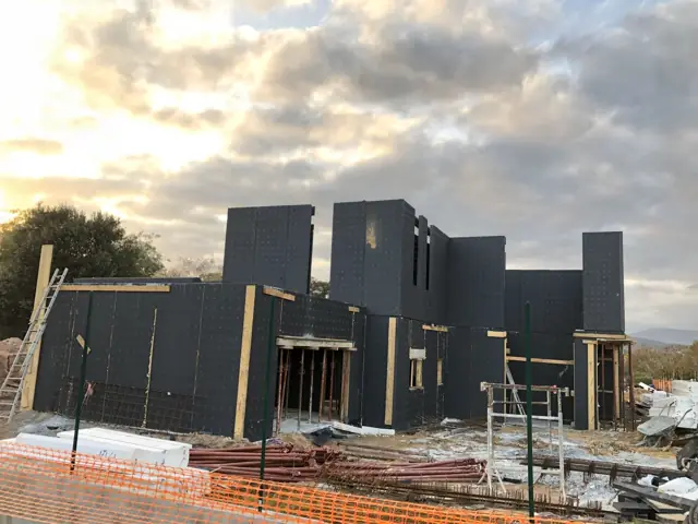 Mougins — villa contemporaine, photo de chantier 4