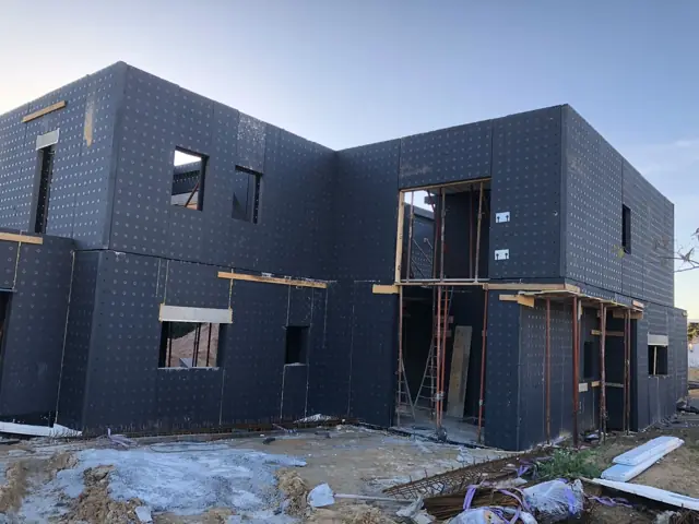 Mougins — villa contemporaine, photo de chantier 7