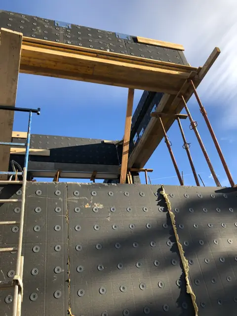 Mougins — villa contemporaine, photo de chantier 9