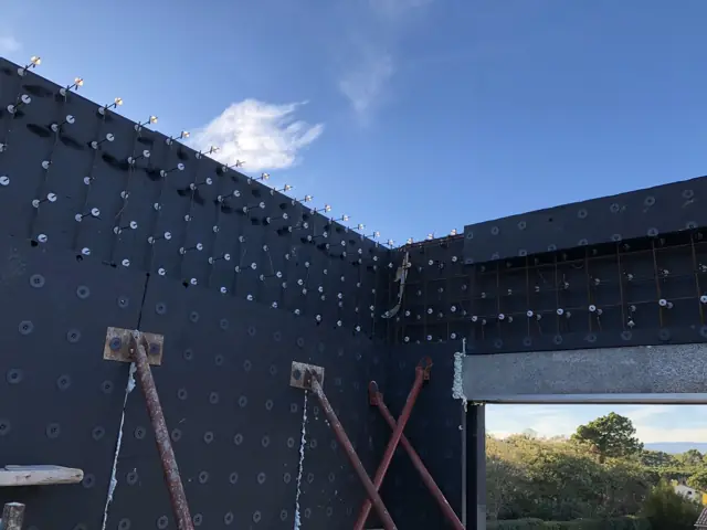 Mougins — villa contemporaine, photo de chantier 10