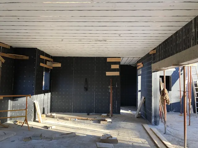 Mougins — villa contemporaine, photo de chantier 11