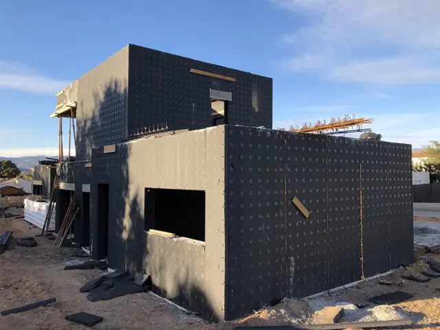 Mougins — villa contemporaine, photo de chantier 13