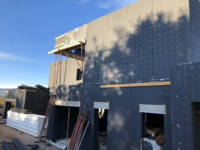 Mougins — villa contemporaine, photo de chantier 14
