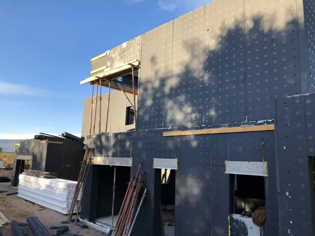 Mougins — villa contemporaine, photo de chantier 15