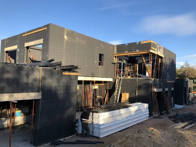 Mougins — villa contemporaine, photo de chantier 16