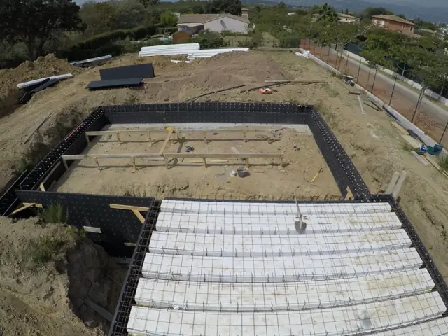 Mougins — villa contemporaine, photo de chantier 24