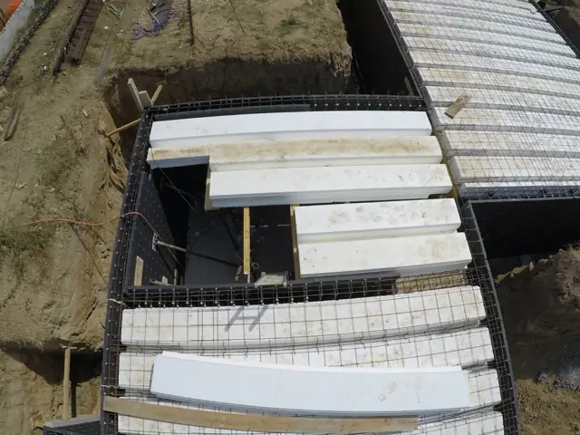 Mougins — villa contemporaine, photo de chantier 27