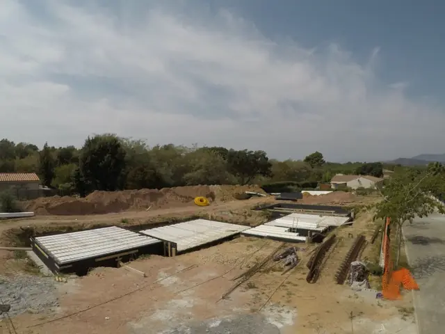Mougins — villa contemporaine, photo de chantier 30