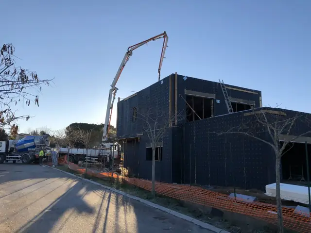 Mougins — villa contemporaine, photo de chantier 38