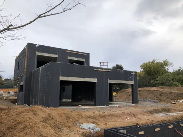 Mougins — villa contemporaine, photo de chantier 41