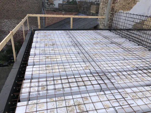 Namur — immeuble, photo de chantier 15