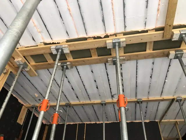 Namur — immeuble, photo de chantier 16