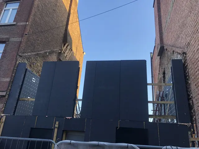 Namur — immeuble, photo de chantier 19