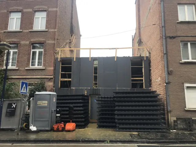 Namur — immeuble, photo de chantier 21