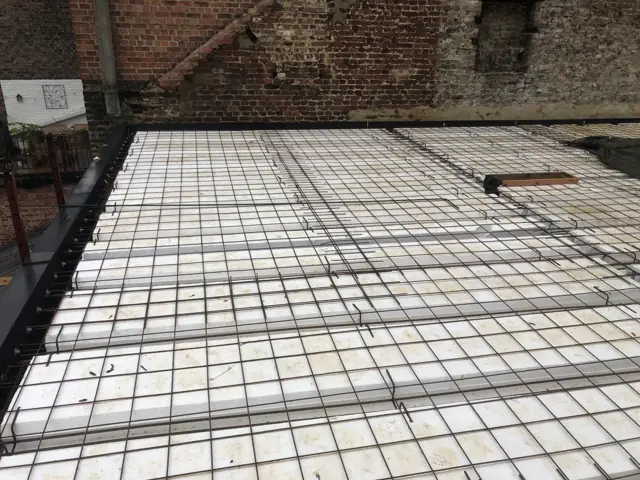 Namur — immeuble, photo de chantier 22
