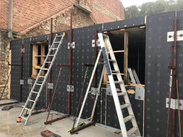Namur — immeuble, photo de chantier 23