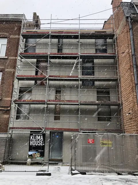 Namur — immeuble, photo de chantier 28