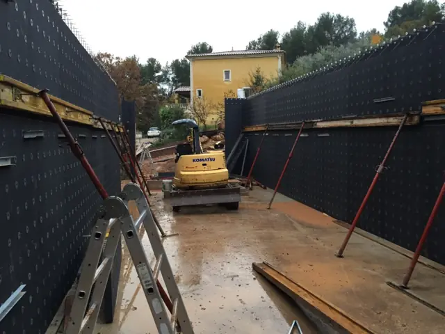 Opio, photo de chantier 1