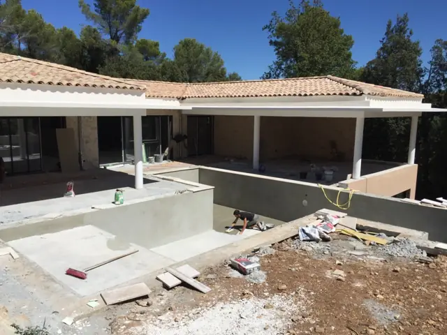 Opio, photo de chantier 7