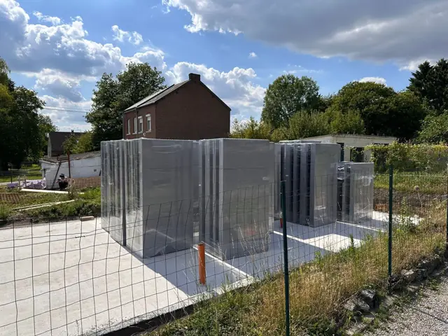 Saint-Georges-sur-Meuse, photo de chantier 11