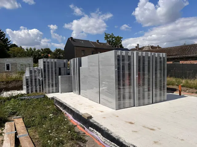 Saint-Georges-sur-Meuse, photo de chantier 12