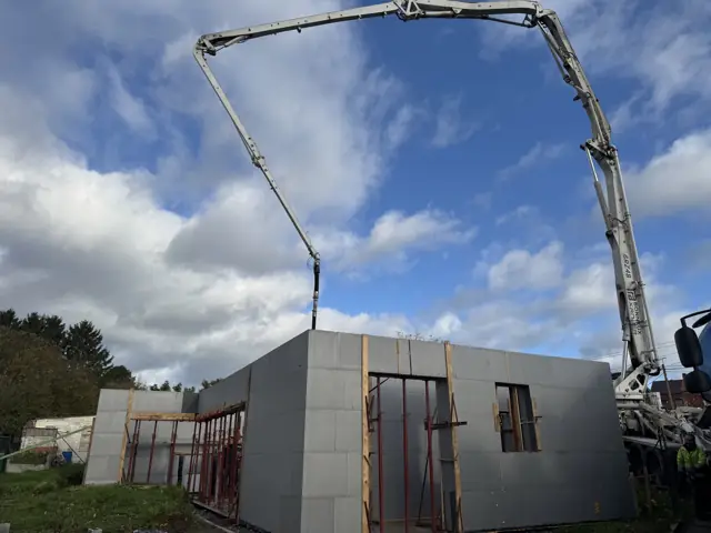 Saint-Georges-sur-Meuse, photo de chantier 18