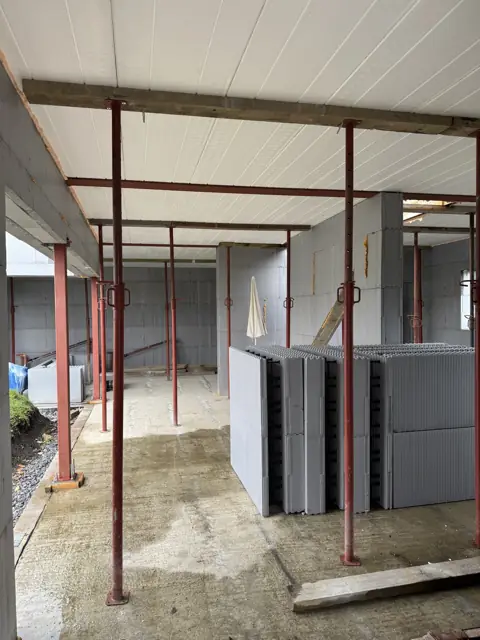 Saint-Georges-sur-Meuse, photo de chantier 21