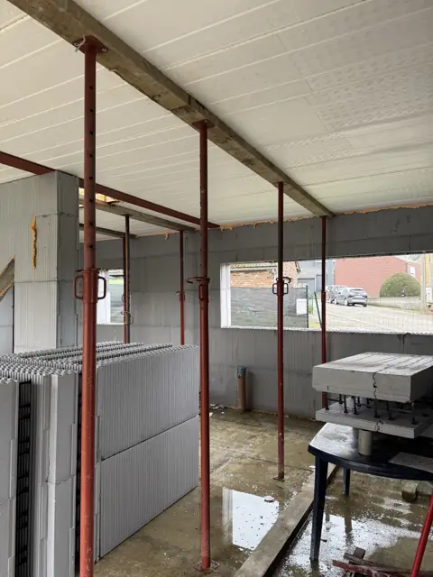 Saint-Georges-sur-Meuse, photo de chantier 22