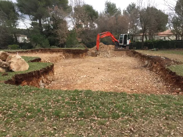 Saint-Paul-de-Vence, photo de chantier 1