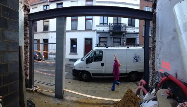 Bruxelles, rue Saint-Quentin, photo de chantier 6
