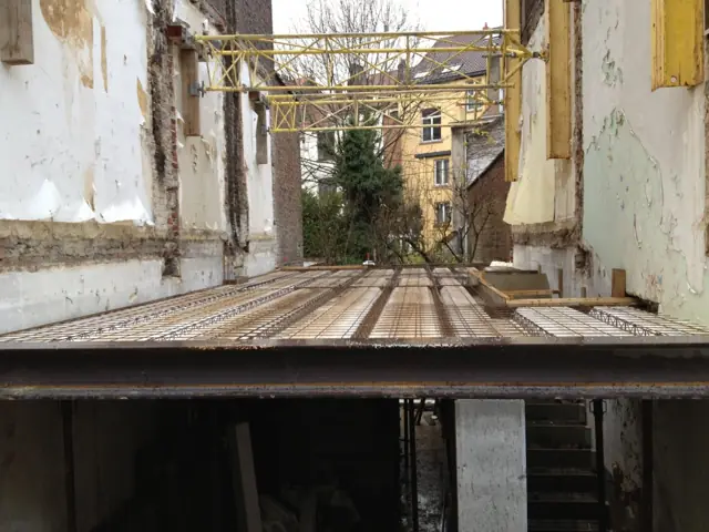 Bruxelles, rue Saint-Quentin, photo de chantier 7