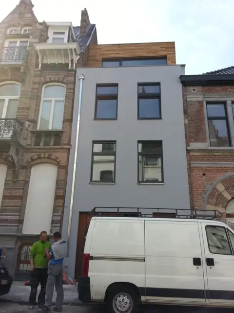 Bruxelles, rue Saint-Quentin, photo de chantier 18