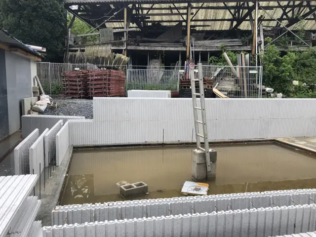 Temploux — atelier de boulangerie, photo de chantier 1