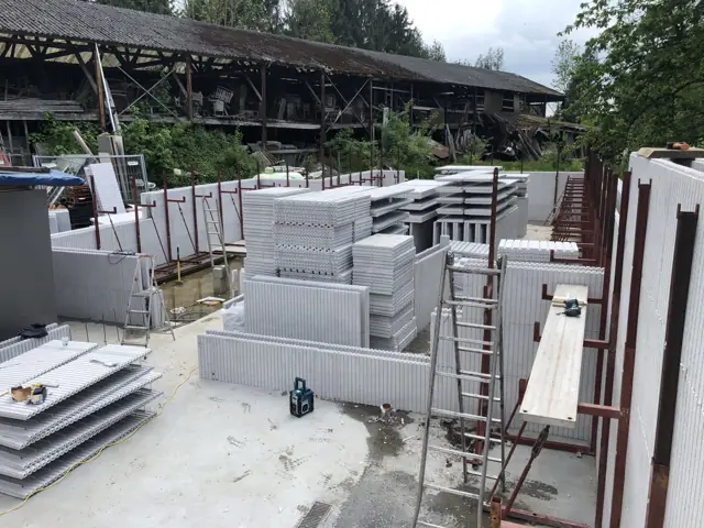 Temploux — atelier de boulangerie, photo de chantier 4