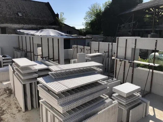 Temploux — atelier de boulangerie, photo de chantier 7