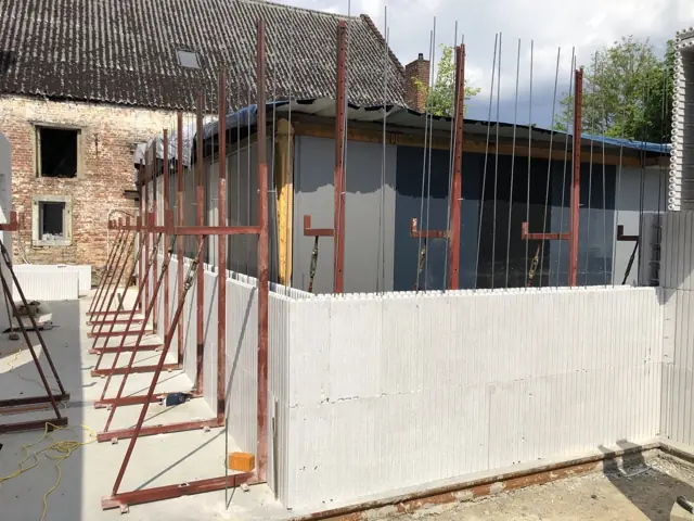 Temploux — atelier de boulangerie, photo de chantier 11