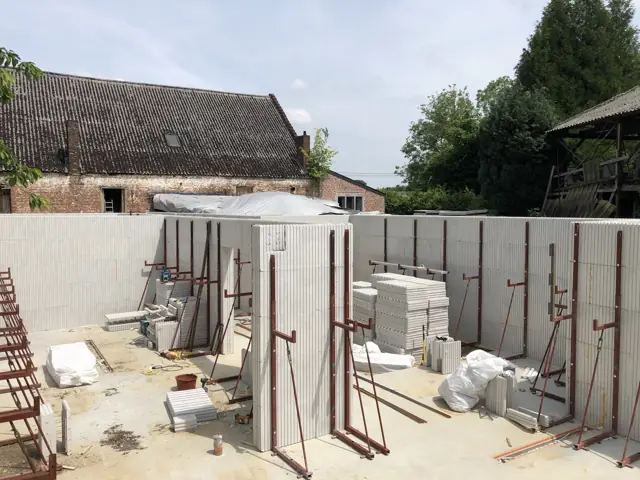 Temploux — atelier de boulangerie, photo de chantier 12
