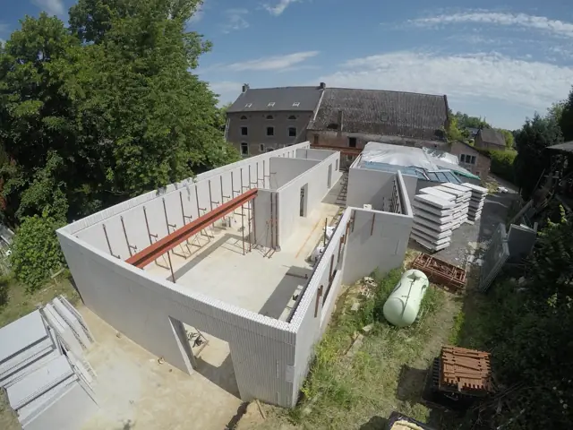 Temploux — atelier de boulangerie, photo de chantier 17