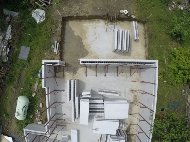 Temploux — atelier de boulangerie, photo de chantier 23